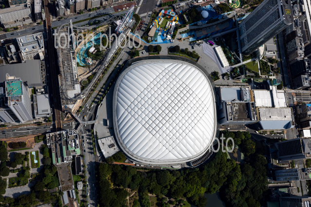 東京ドーム周辺(俯瞰撮影)
