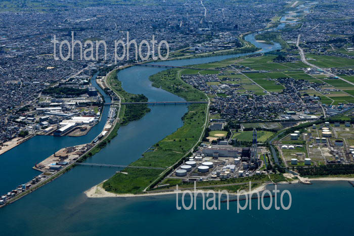 神通川河口周辺