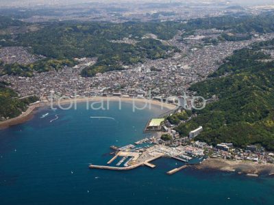 逗子海岸より逗子市街地-(2009,05)