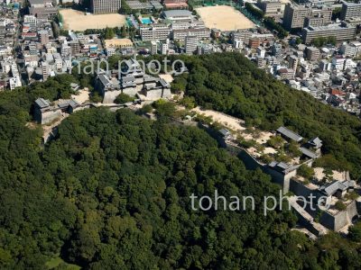 松山城(日本百名城）より松山市街地-愛媛