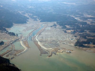 東日本大震災陸前小泉,本吉町中島付近(宮城県気仙沼市)