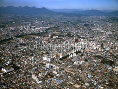 前橋駅と前橋市街地(1996,10) - コピー