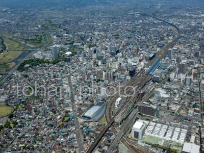 高崎駅と街並み(2022,05)