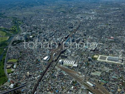 高崎駅と街並み(2023,6)