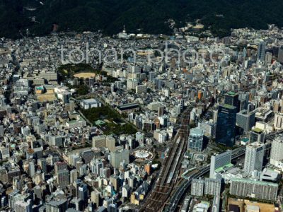 神戸駅周辺より神戸市街地(2023,10)