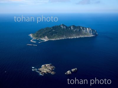 小屋島と沖ノ島(宗像・沖ノ島と関連遺産群,世界遺産暫定リスト)玄界灘-福岡