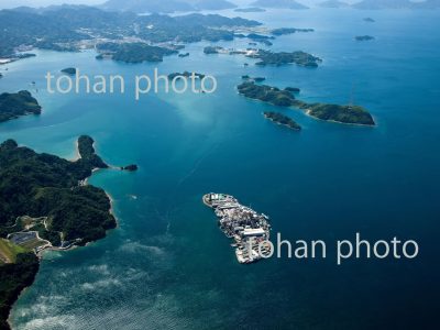 契島(全島工場)と瀬戸内海の島々-広島