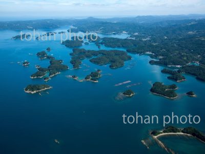 北九十九島 (西海国立公園)麦島,水小島,藤葛根島,大島,上忠六島,人頭島周辺(リアス式海岸)-長崎a