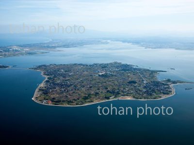 中海(大根島)より大山方面-島根