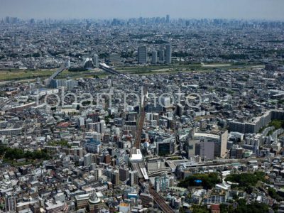 川崎溝の口より東京方面(2023,05)