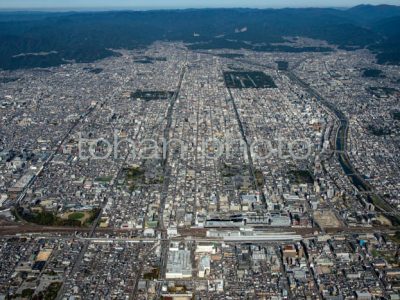 京都駅と市街地(2020,11)