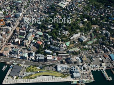 グラバー園と長崎港松が枝と国際ターミナル周辺(南山手町)-長崎a