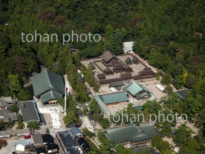 出雲大社と神楽殿-島根