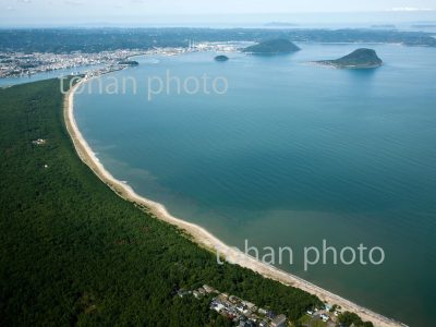 虹ノ松原と松浦潟,唐津湾-佐賀