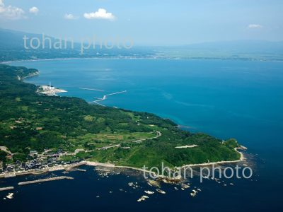 佐渡島-城ヶ鼻より真野湾-新潟a