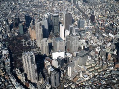 新宿西口と新宿駅周辺(2004,2)